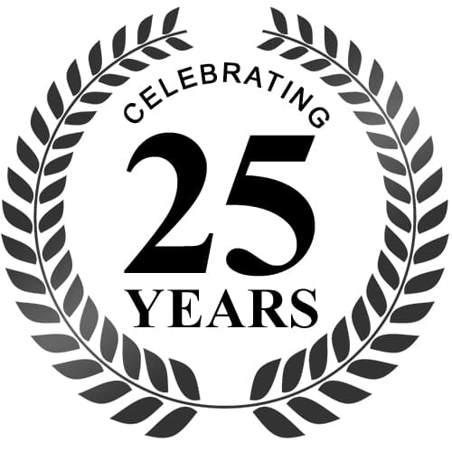 25 years in automotive business black