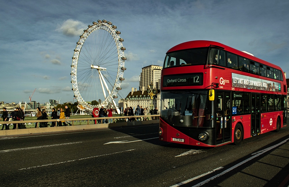The Magnificent Red Buses of London