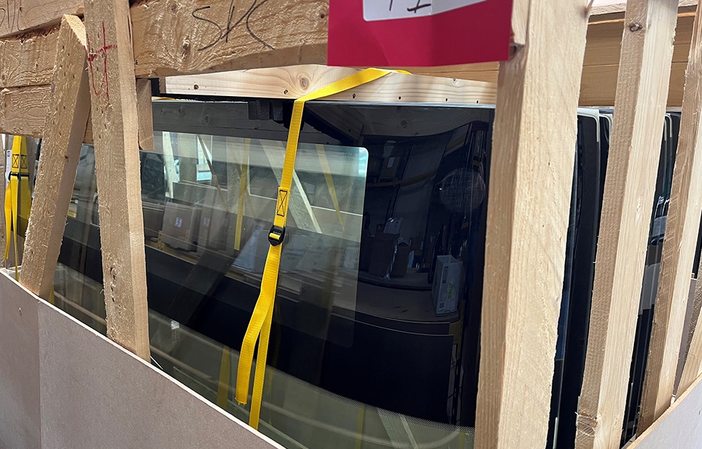 Custom Built Windshields for Bus Fleet Interex Automotive, UK